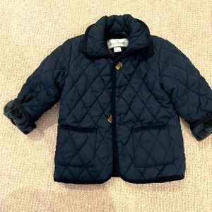 Faux fur kids black jacket never worn